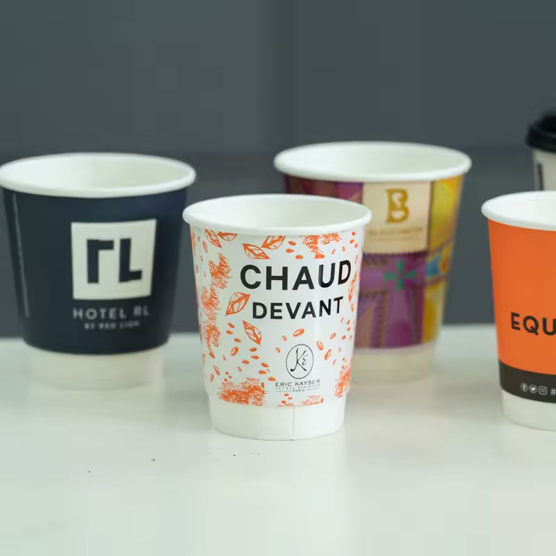 disposable double wall paper cups