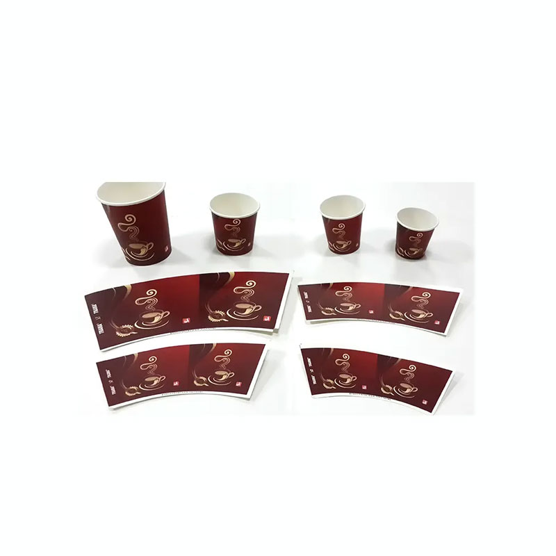 single PE coating paper cup fan